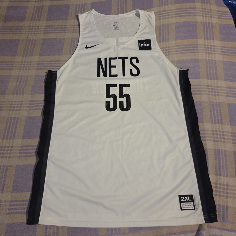 Brooklyn Nets NBA Summer League Nike Basketball Jersey Game Used Thompson PE